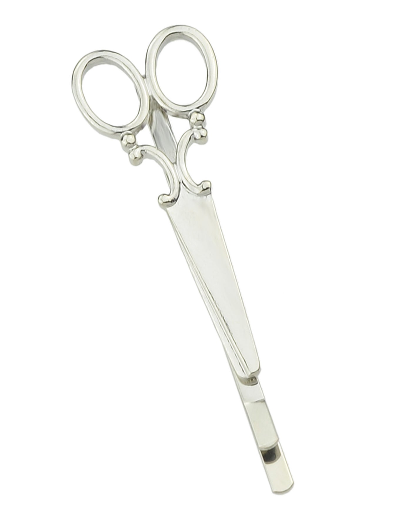 1pc Punk Gold Silver Scissors Hair Clips Barrette Women Fashion Hair Accessories