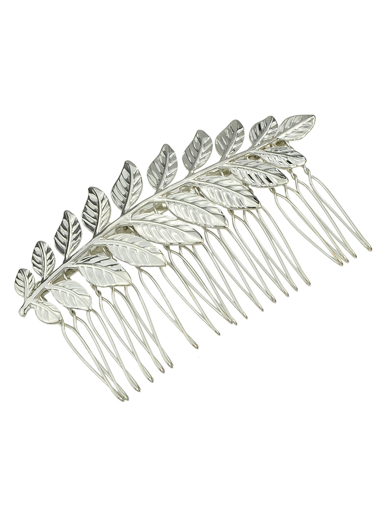 Costume Hair Accessories Gold Silver Leaf Hair Comb Hair Clips Girls Headpiece