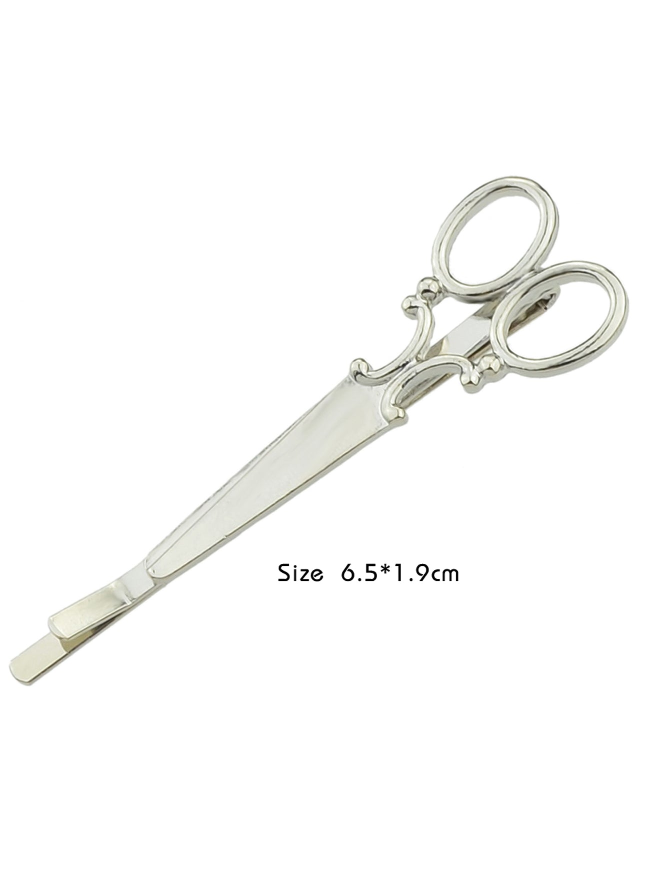1pc Punk Gold Silver Scissors Hair Clips Barrette Women Fashion Hair Accessories
