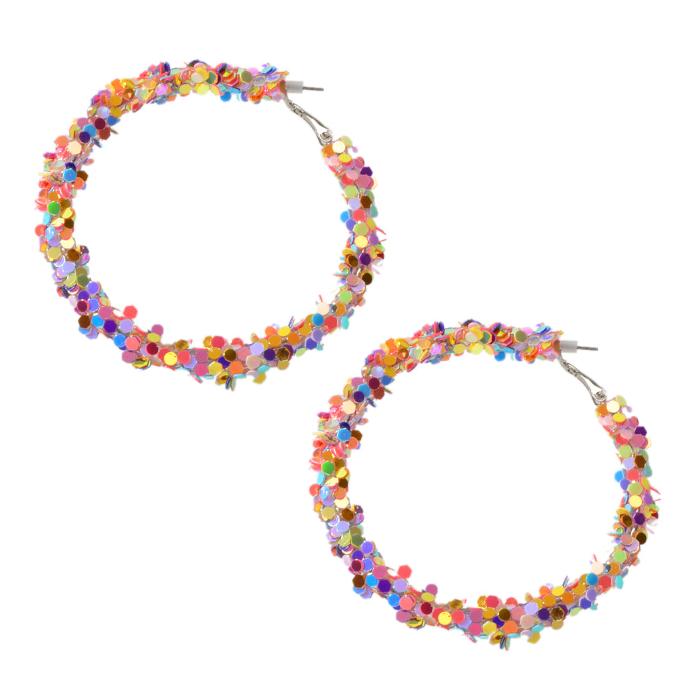 Gorgeous Fun Bohemian Statement Large Colourful Earrings Dangle Xmas Jewellery