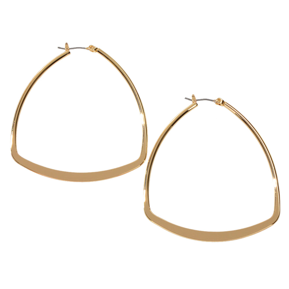 Punk Jewelry Gold Geometric Statment Hoop Earrings Minimalist Style Accessories