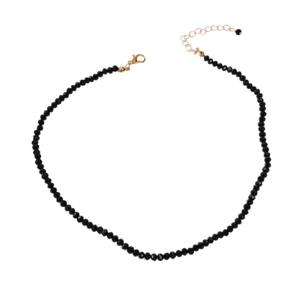 Black Blue Purple Beads Ethnic Chain Collar Necklace Girls Party Jewellery Gift