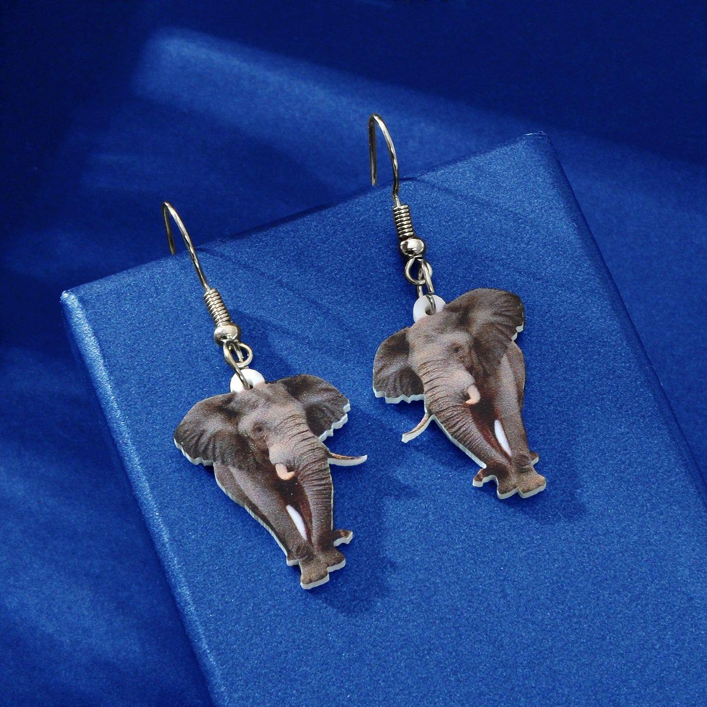 Cute Animal Drop Earrings Set 16 Pairs Acrylic Cartoon Squirrel Elephant Parrot Bunny Fun Fashion Jewelry
