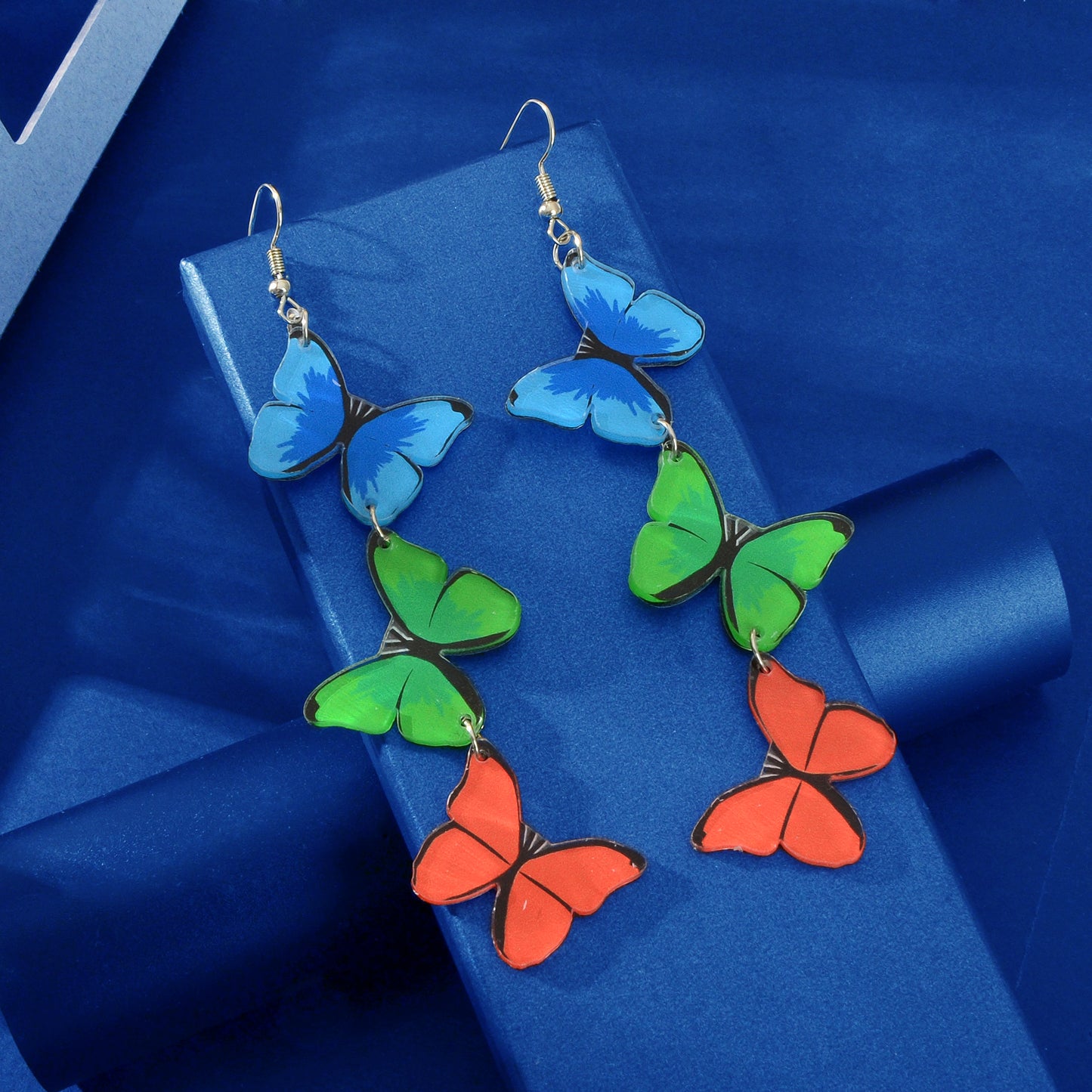 Cute Animal Drop Earrings Set 16 Pairs Acrylic Cartoon Squirrel Elephant Parrot Bunny Fun Fashion Jewelry