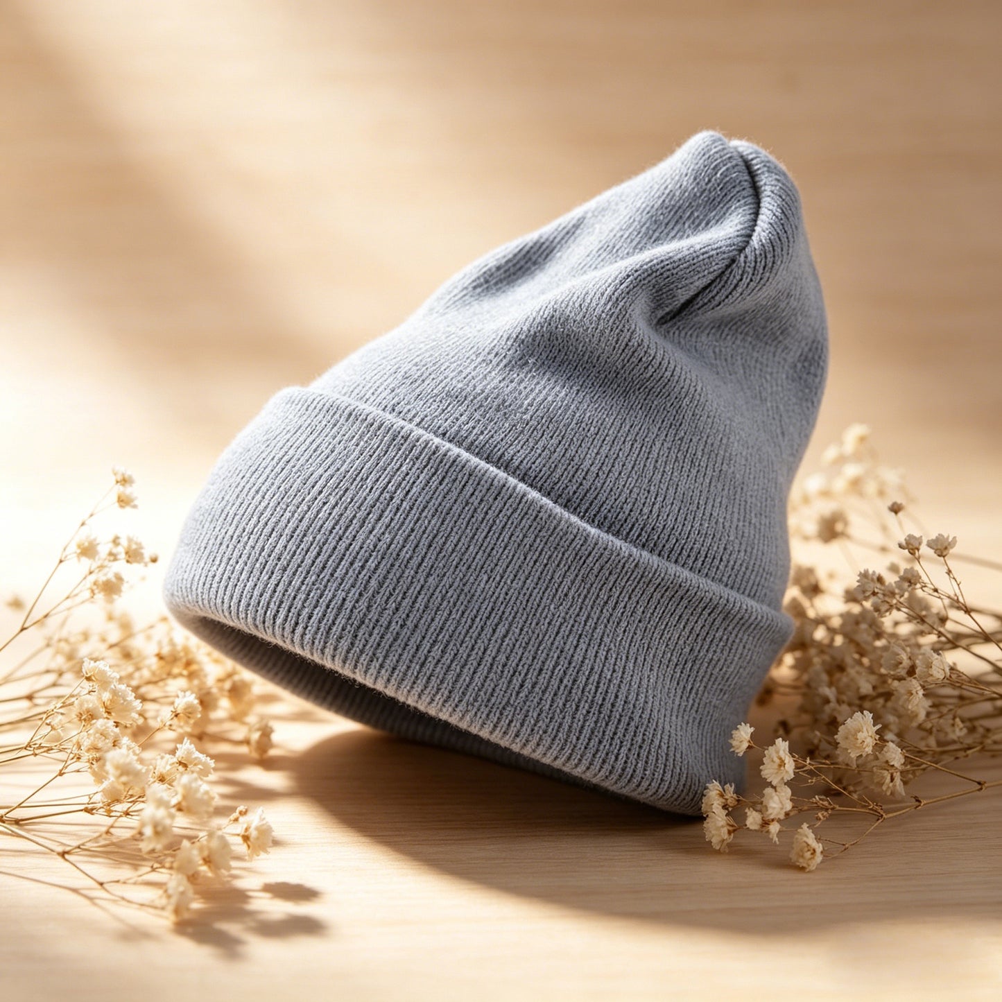 Black Beige Gray Beanie Soft Ribbed Cuffed Knit Men Hat Winter Urban Streetwear