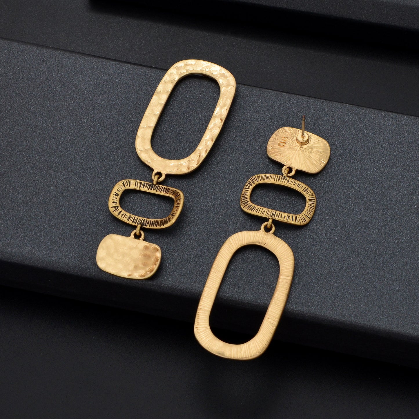 1 pair Basics Square Geometric Pendant Dangle Earrings Daily Officework Business Jewelry Accessories
