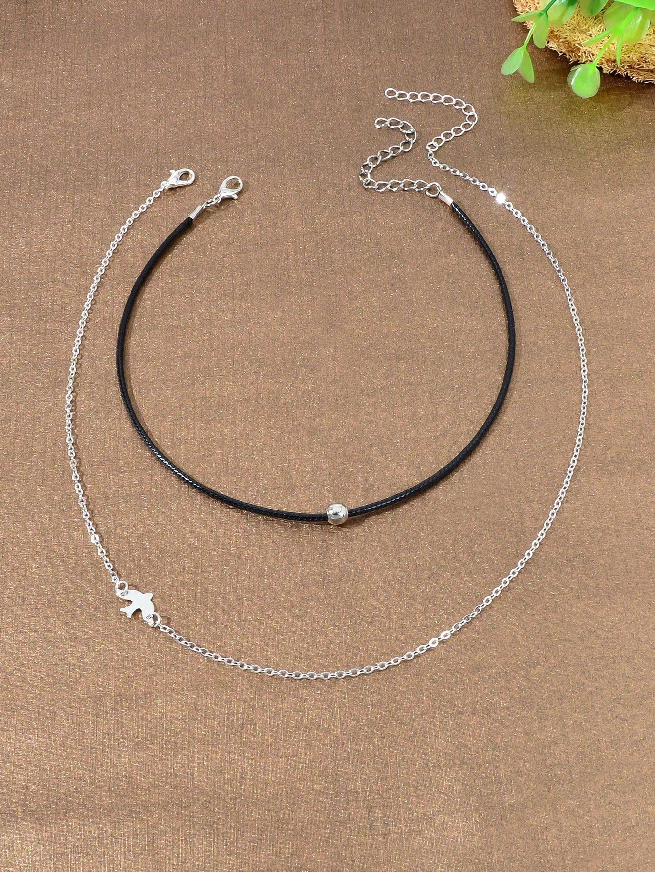 Double Delight Set of Two Minimalist Necklaces Chic and Versatile Jewellery