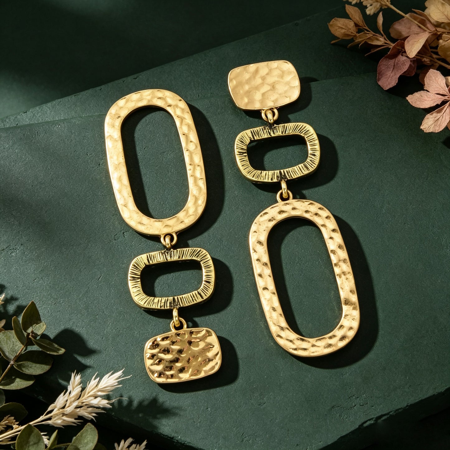 1 pair Basics Square Geometric Pendant Dangle Earrings Daily Officework Business Jewelry Accessories