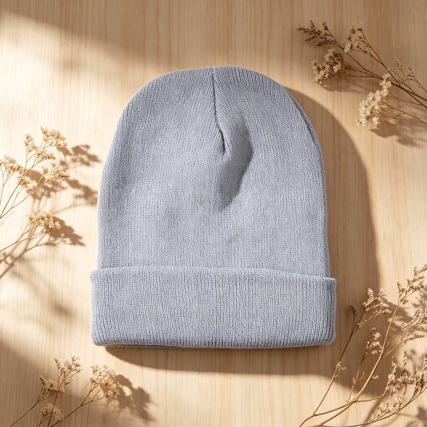 Black Beige Gray Beanie Soft Ribbed Cuffed Knit Men Hat Winter Urban Streetwear
