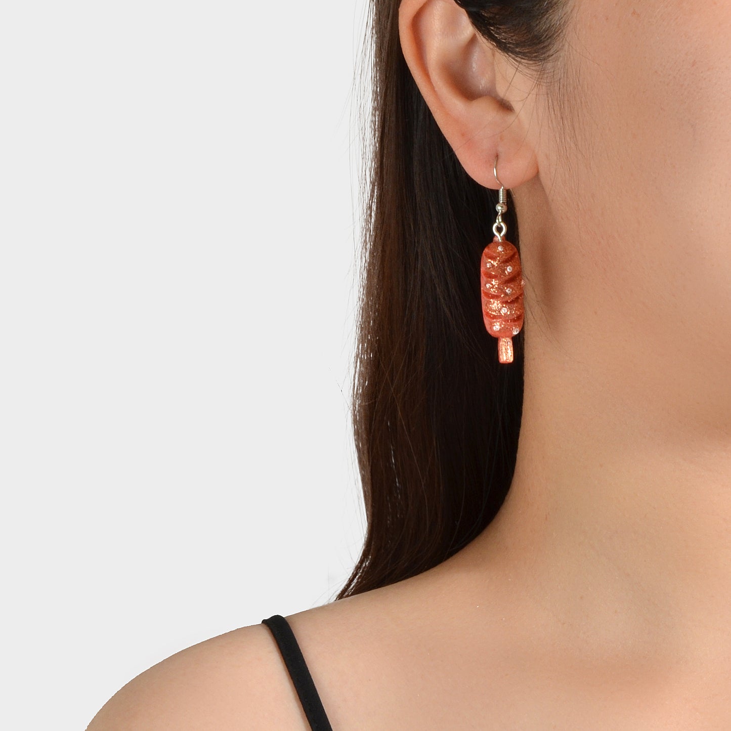 Funny Gifts Best Friends Trendy Red Resin Hot Dog Dangle Earrings Female Jewelry