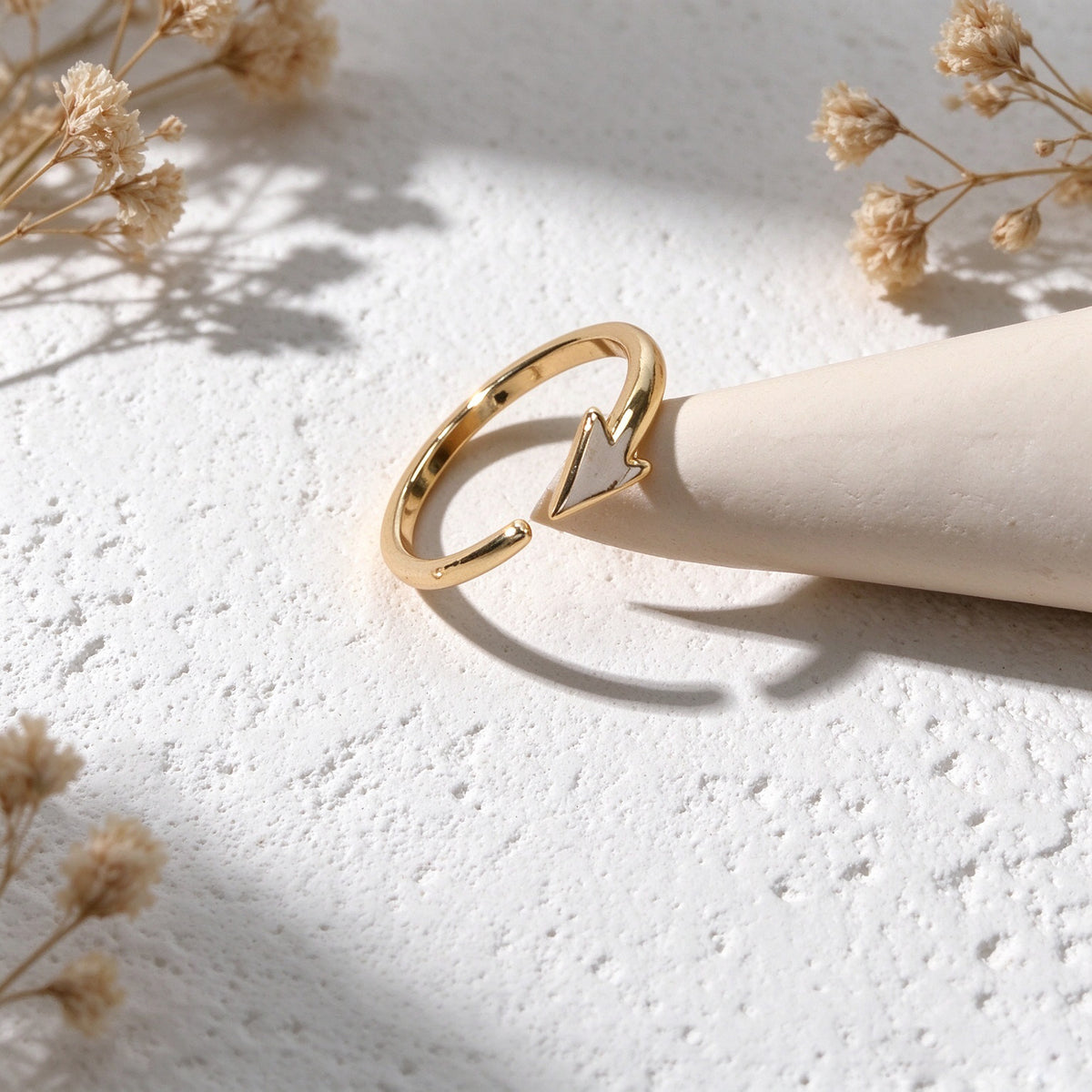Arrow Shape Open Toe Ring Minimalist Band Fashion Summer Beach Foot Jewelry Gift