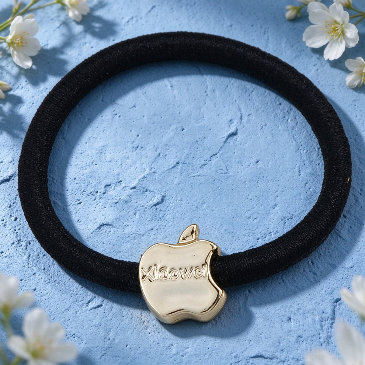 10pcs Cute Bow Heart Rabbit Cat Apple Black Elastic Hair Ties set Hair Accessory