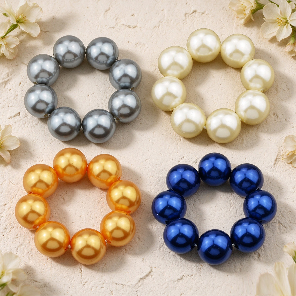 Elegant Faux Pearl Elastic Hair Band Party Wedding Bridesmaid Hair Accessories