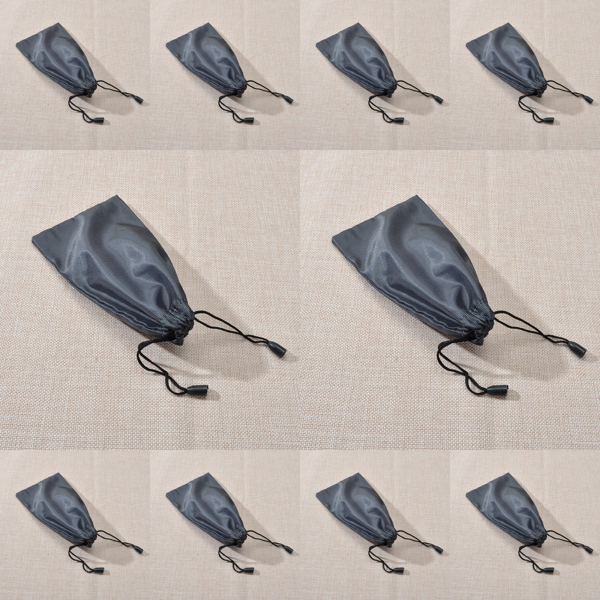 10 pcs Random color Soft Polyester Pouch Bag Glasses Sunglasses Case set Storage Bag for Eyeglasses
