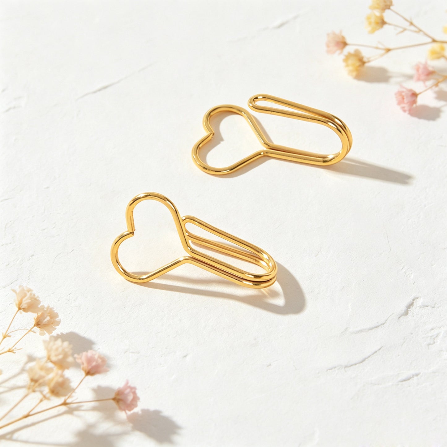Hollow Heart Ear Cuff Non Piercing Gold Ear Clips Minimalist Cartilage Jewellery