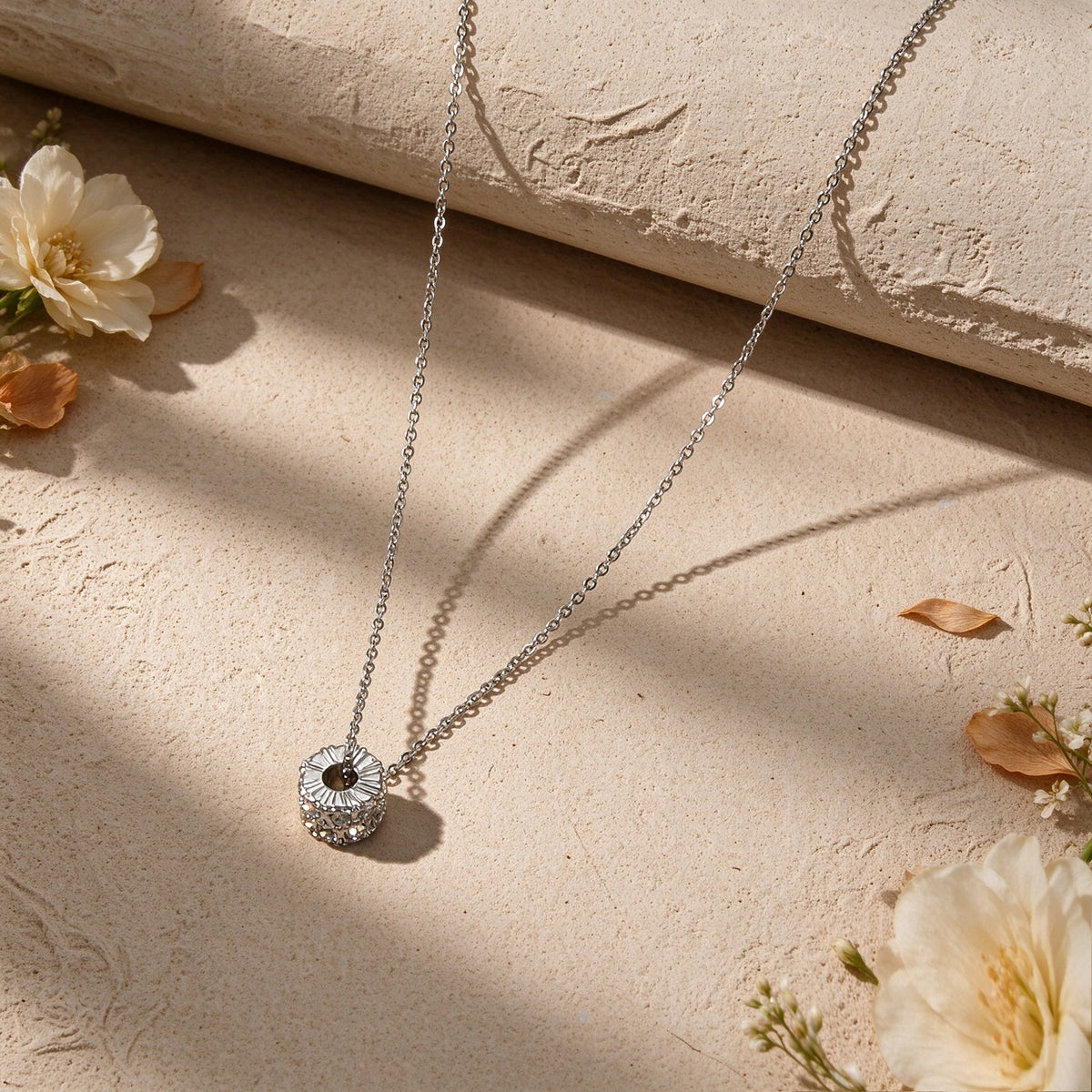Sparkling Geometric Pendant Necklace Simple Jewellery Birthday Anniversary Gift