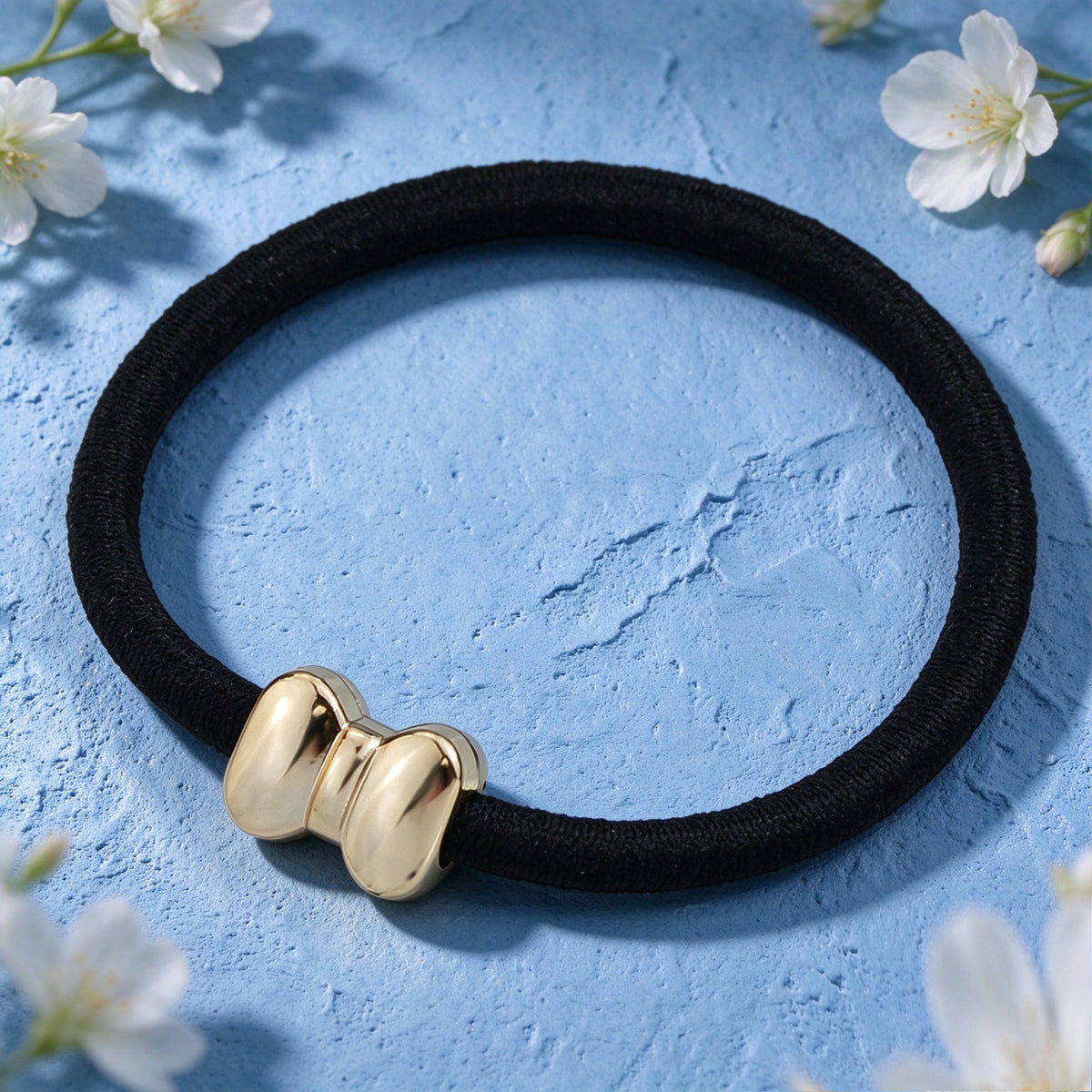 10pcs Cute Bow Heart Rabbit Cat Apple Black Elastic Hair Ties set Hair Accessory