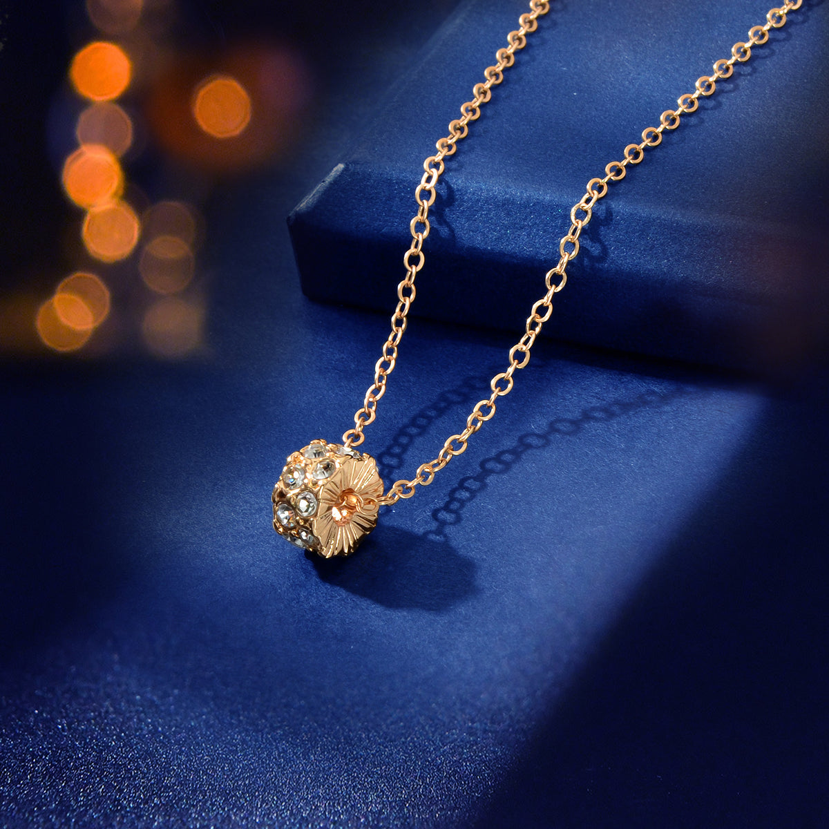 Sparkling Geometric Pendant Necklace Simple Jewellery Birthday Anniversary Gift