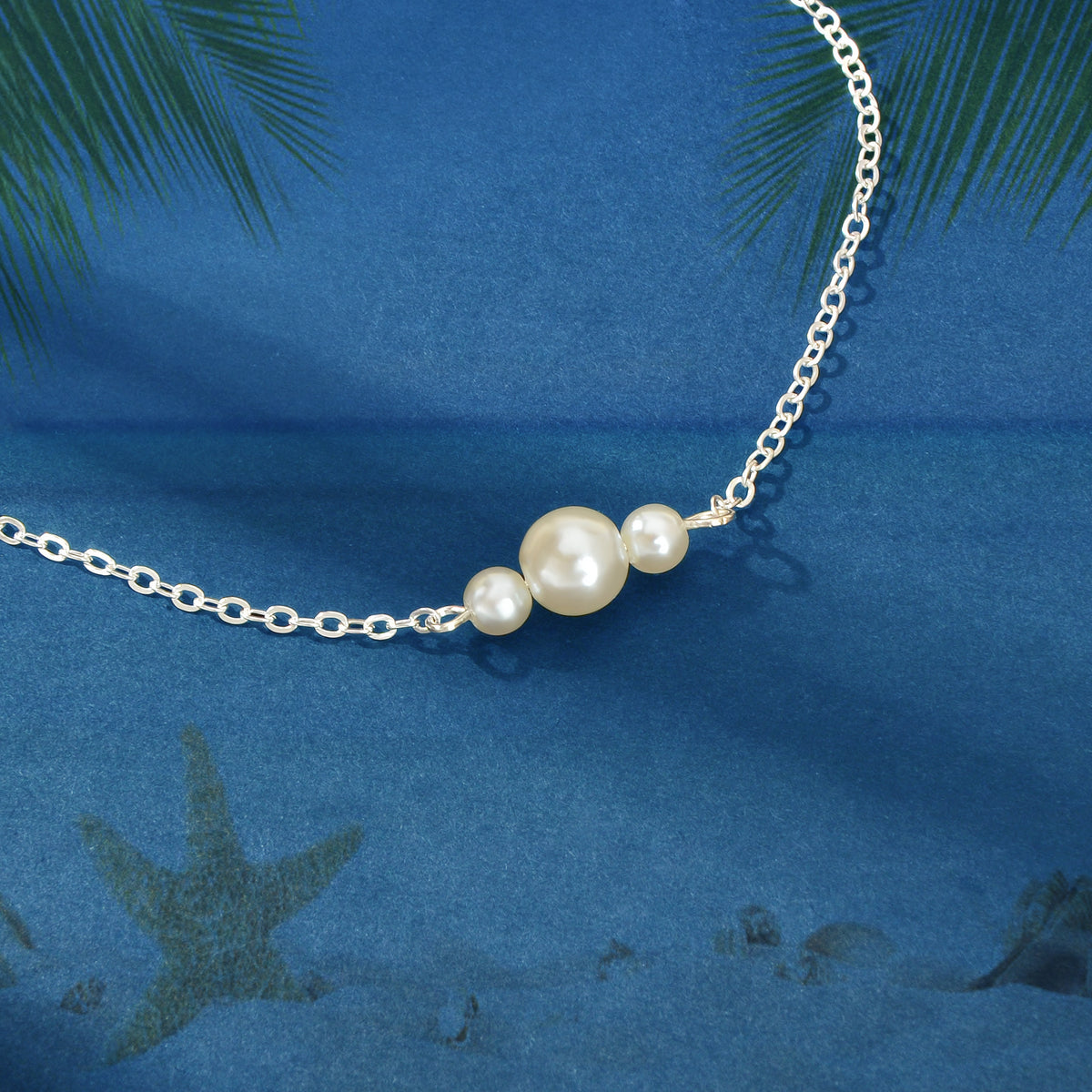 Pearl Adorned Minimalist Chain Bracelet - Elegant Simplicity for Every Occasion