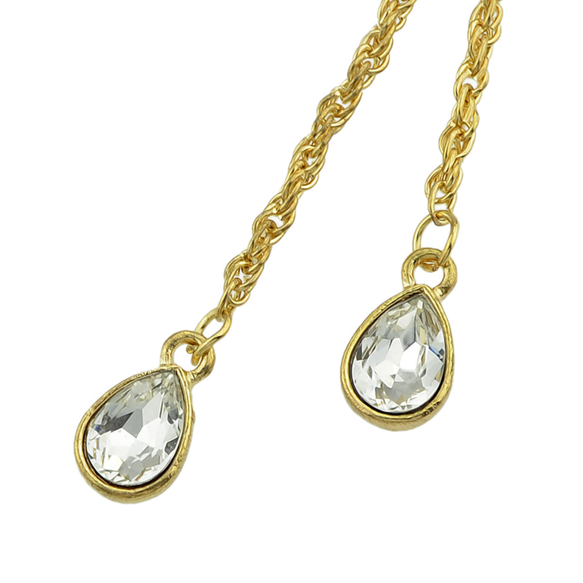 Designer Jewellery Gold Silver Long Chain Water Drop Necklace Trendy Accessories