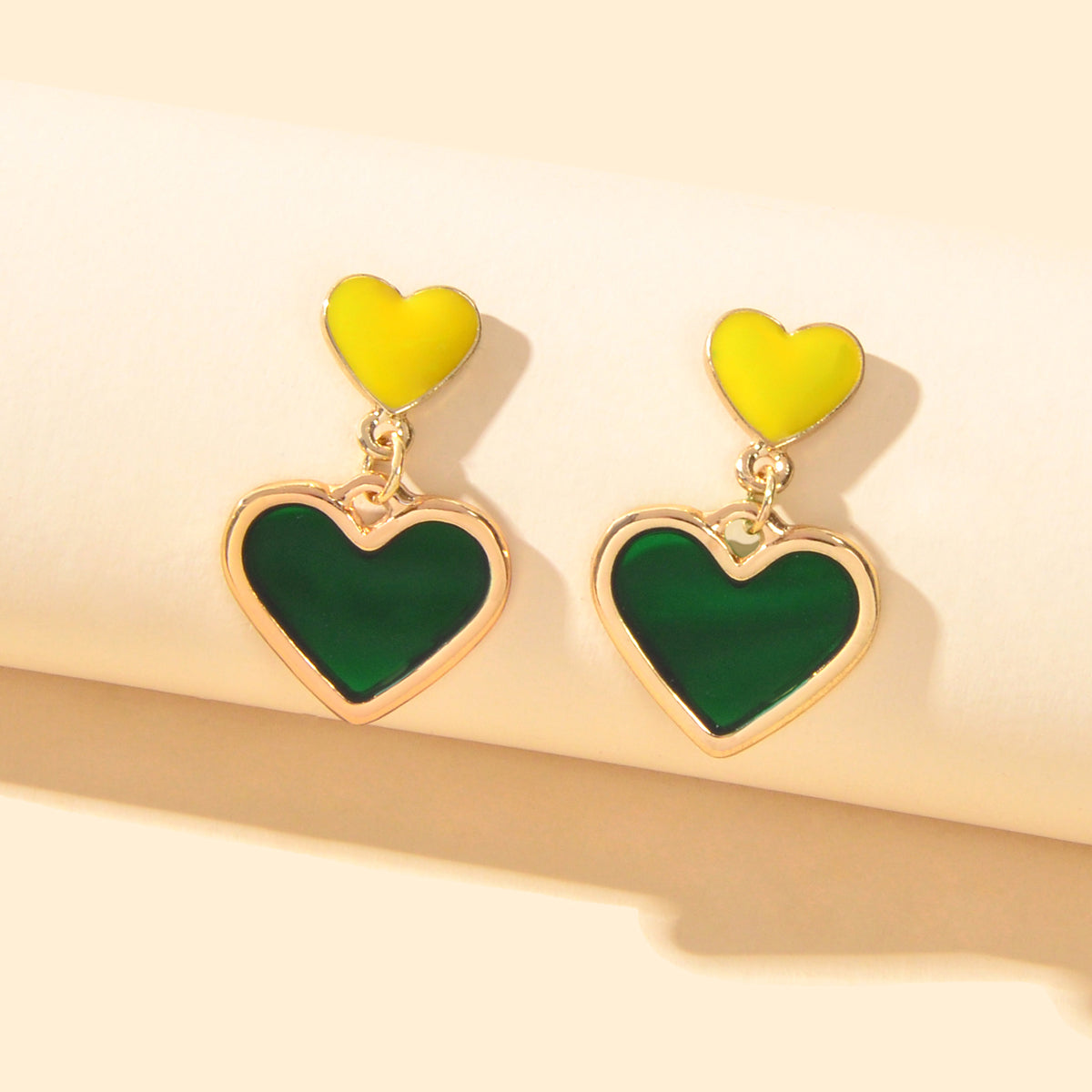 Love Heart Earrings Fancy Dangling Drop Stud Women Girls Jewellery Party Gift
