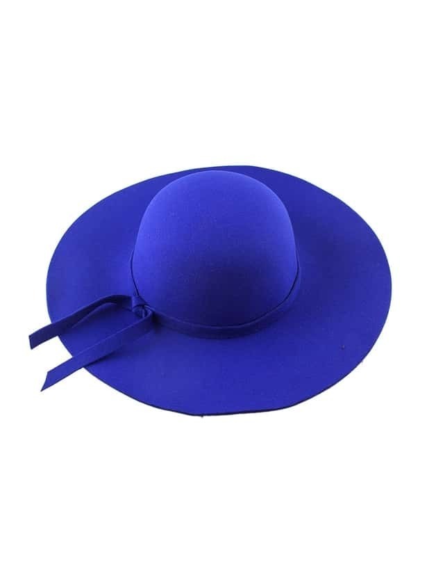 Ladies Fashion Party Hat Stylish Wool Felt Wide Brim Hat