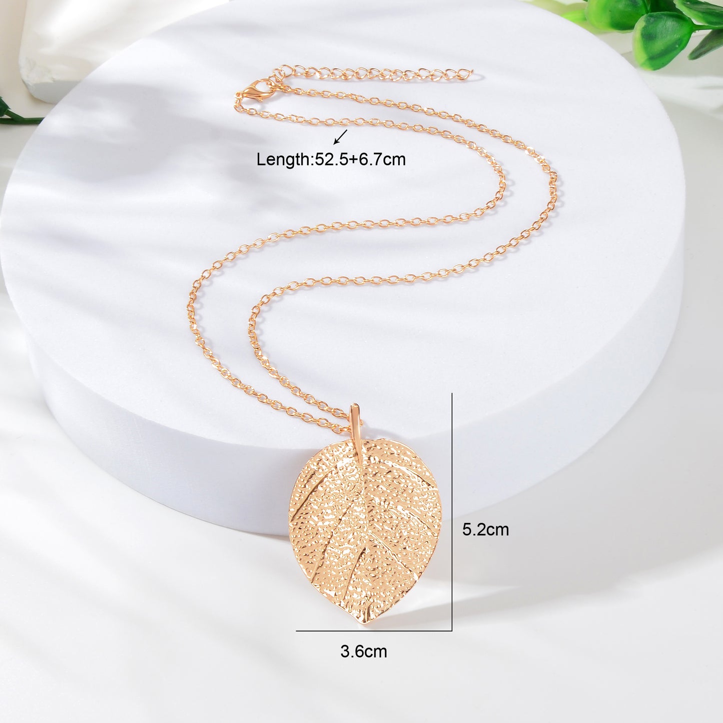 AU Post Boho Gold Silver Chain Leaf Charm Long Necklace Bohemia Accessories Bib Jewelry