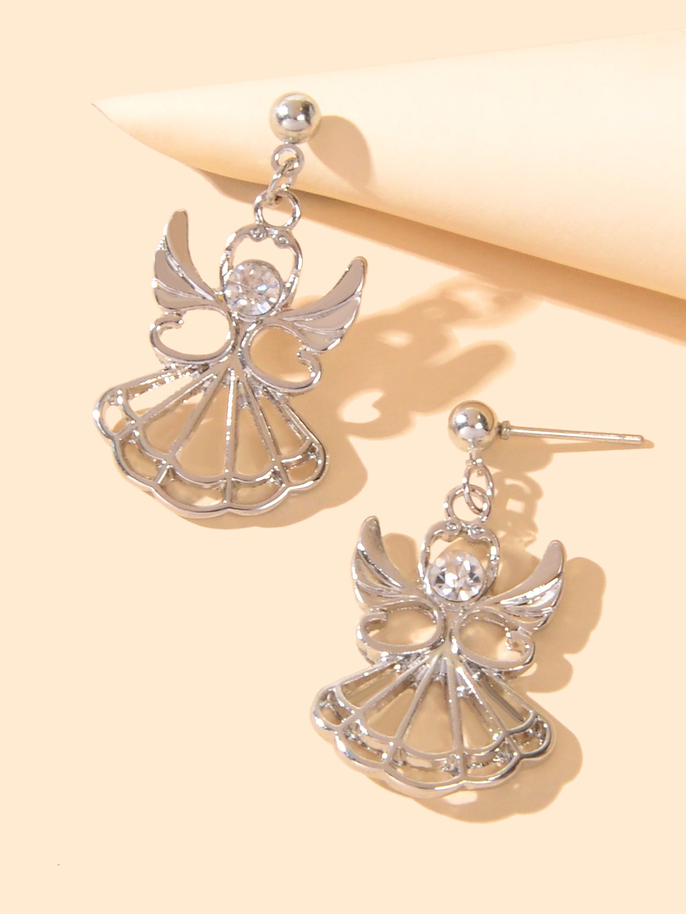 Female Jewellery Rhinestone Decor Little Fairy Earrings Gifts for Best Friends