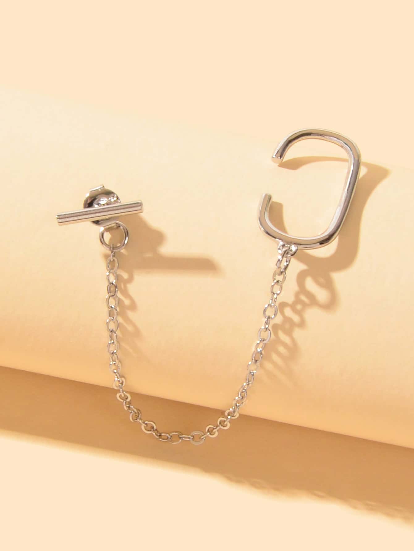 Chic Silver Tassel Fringe Drop Dangle Earrings Stylish Elegant Accessory Jewelry