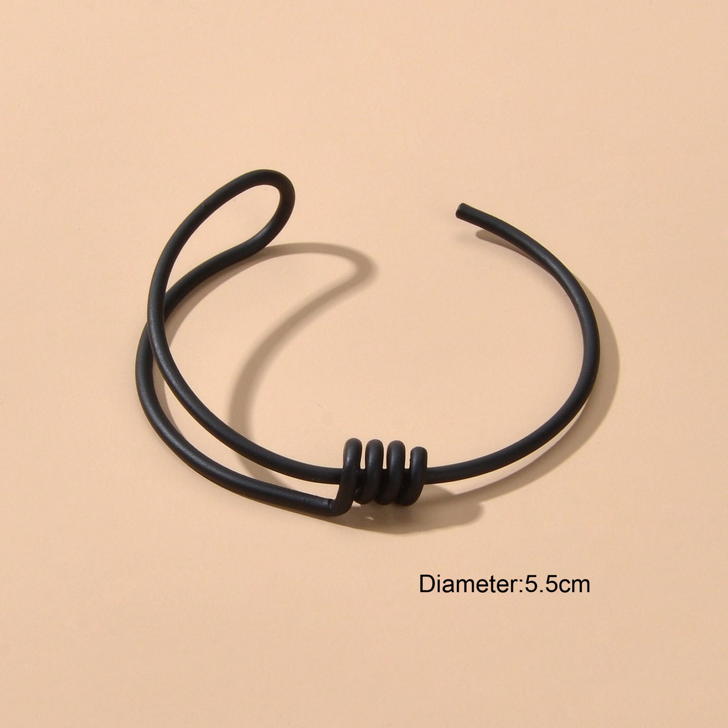 Minimalist Geometric Design Simple Delicate Thin Wrist Open Cuff Bangle Bracelet