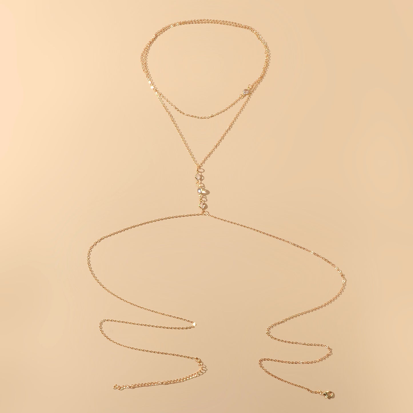Sexy Gold Body Chain Bikini Beach Body Chain Harness Girls Teens Holdiay Jewelry