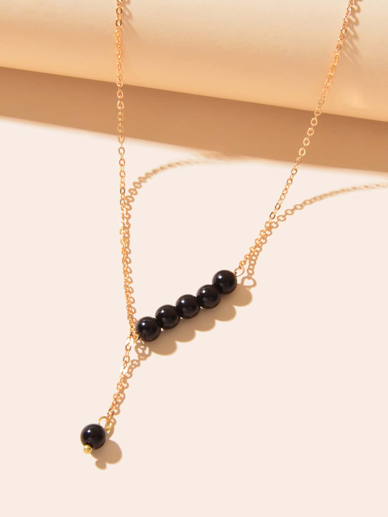 Luxurious jewellery Pearl Gold Silver Chain Y Shape Pendant Necklace Accessories
