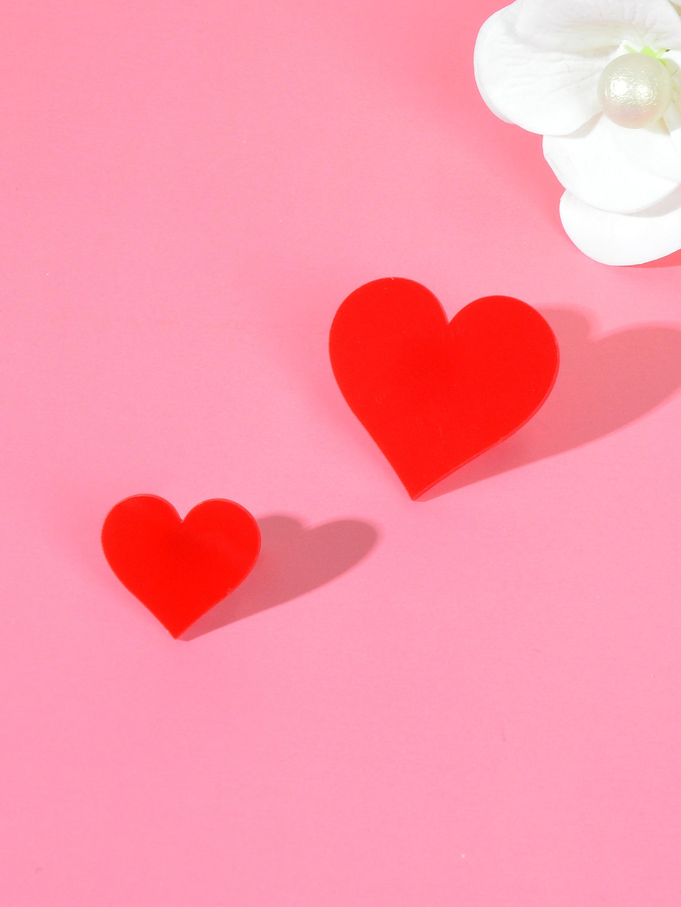 Heart-Shaped Stud Earrings Set - Small & Stylish Accessories for Every Occasion