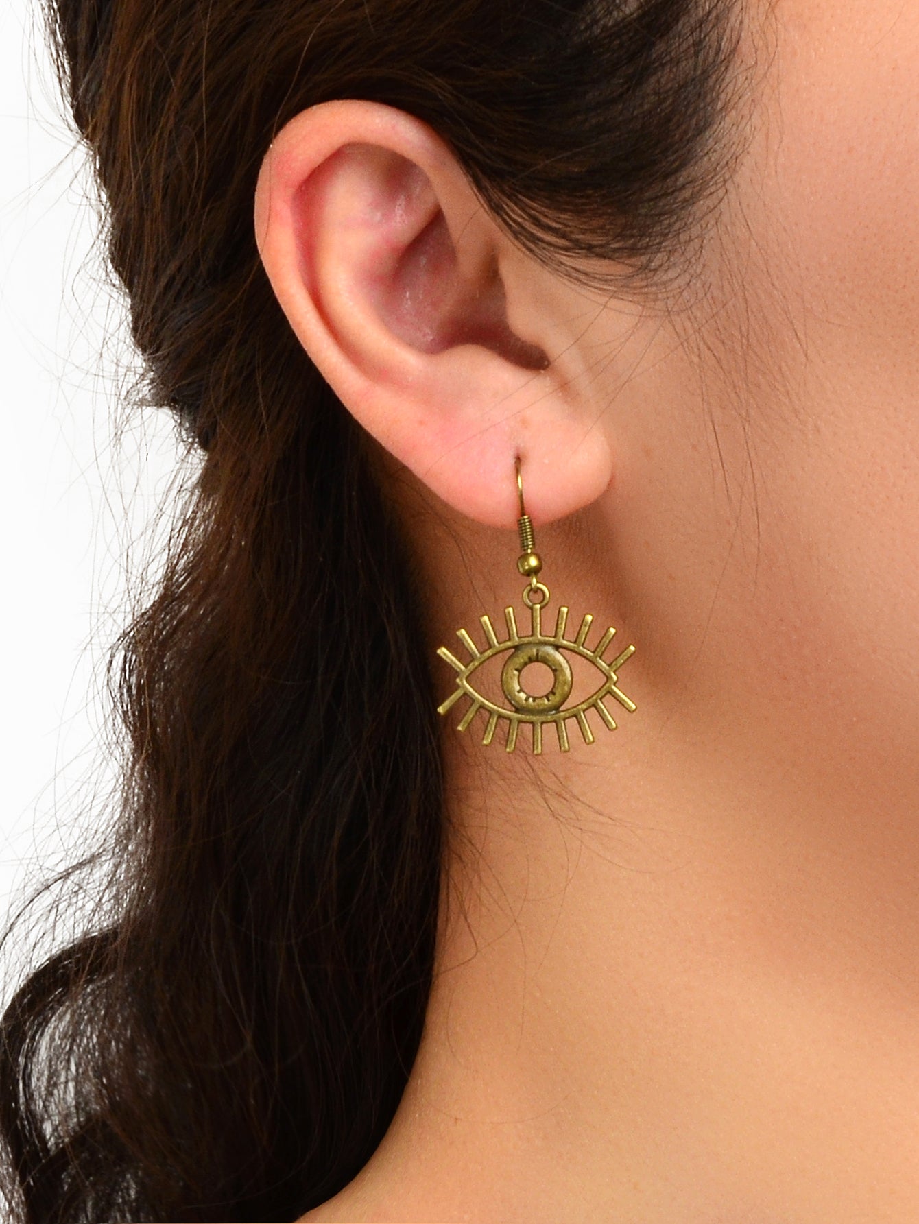 Eye Earrings Girls Dangle Boho Cute Hooks Art Drop Jewellery