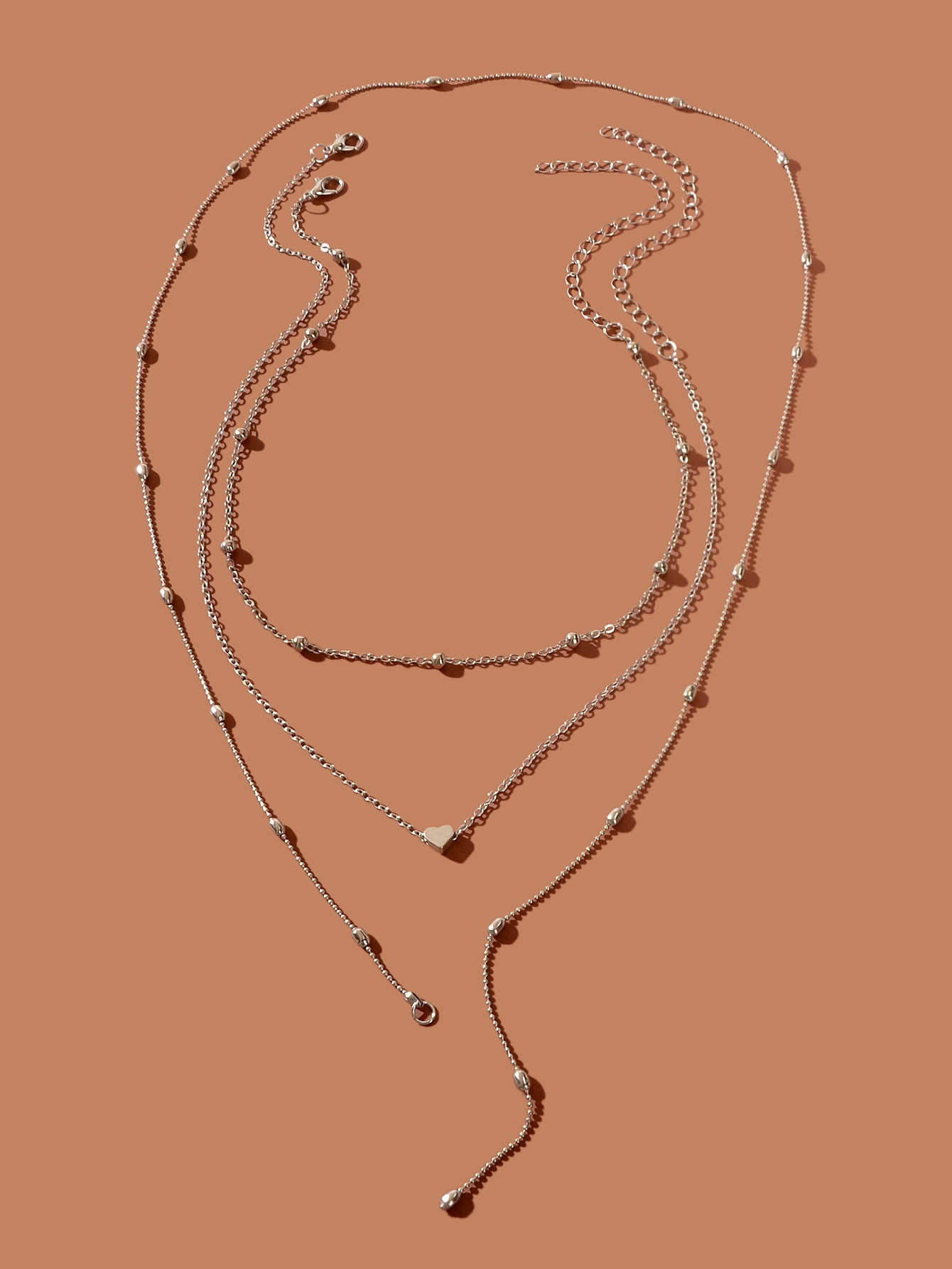 Stunning Multi-Layered Chain Link Necklace Trendy Statement Jewellery for Women