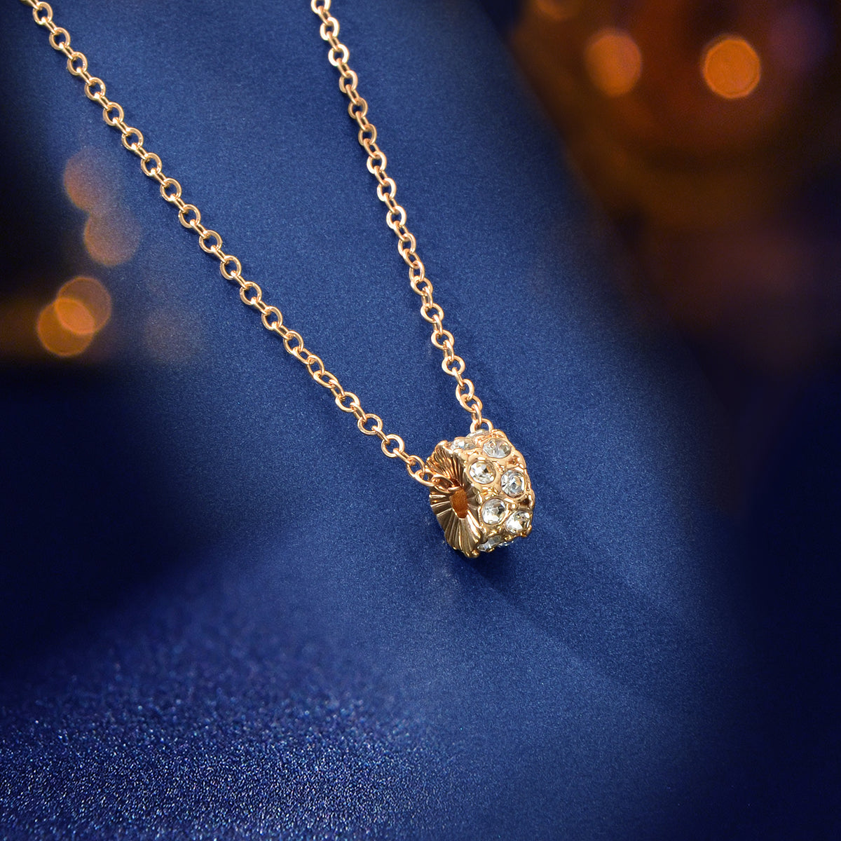 Sparkling Geometric Pendant Necklace Simple Jewellery Birthday Anniversary Gift