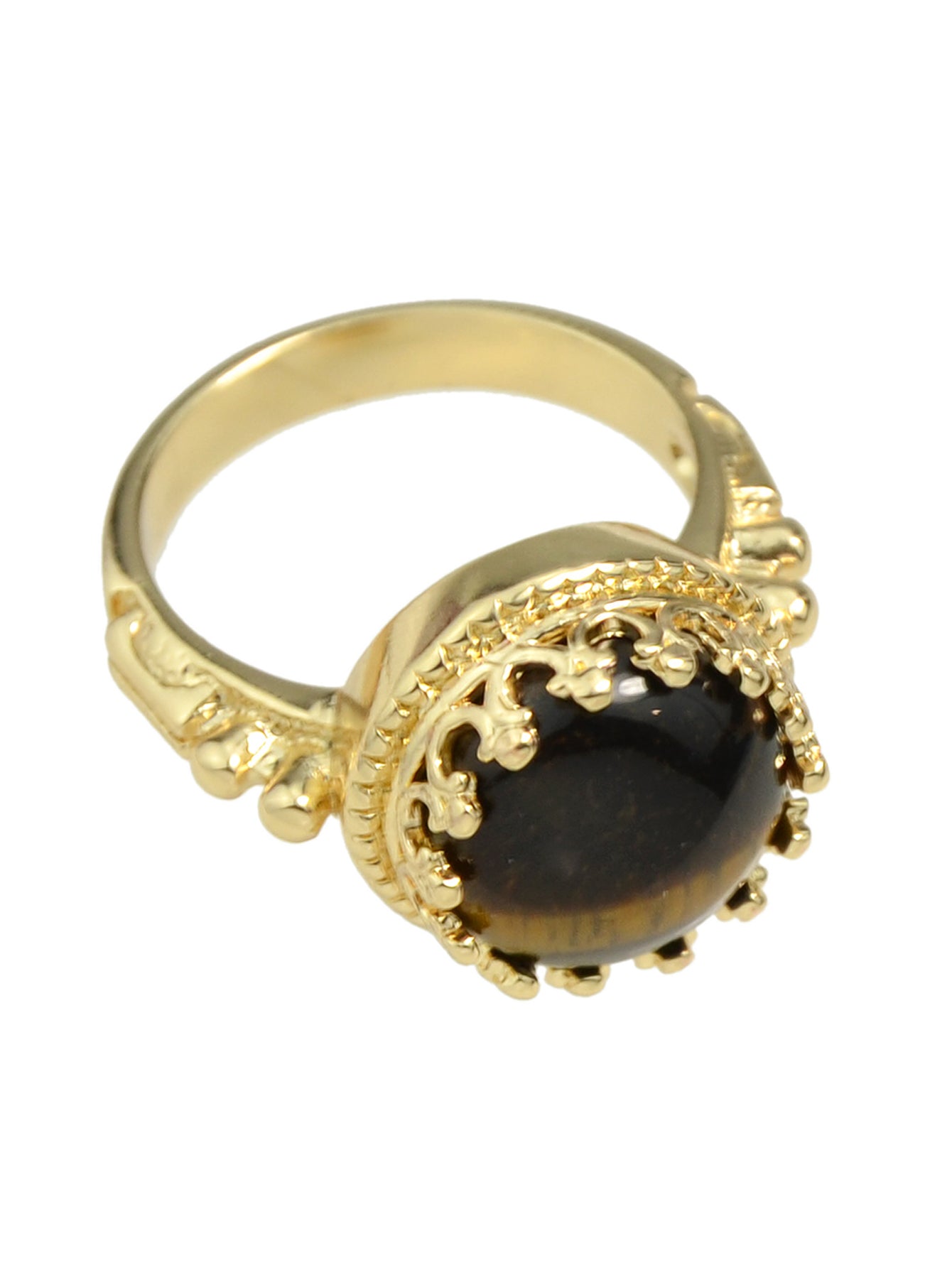 Retro Women Accessories Colorful Resin Round Ball Finger Band Ring Jewelry Gift