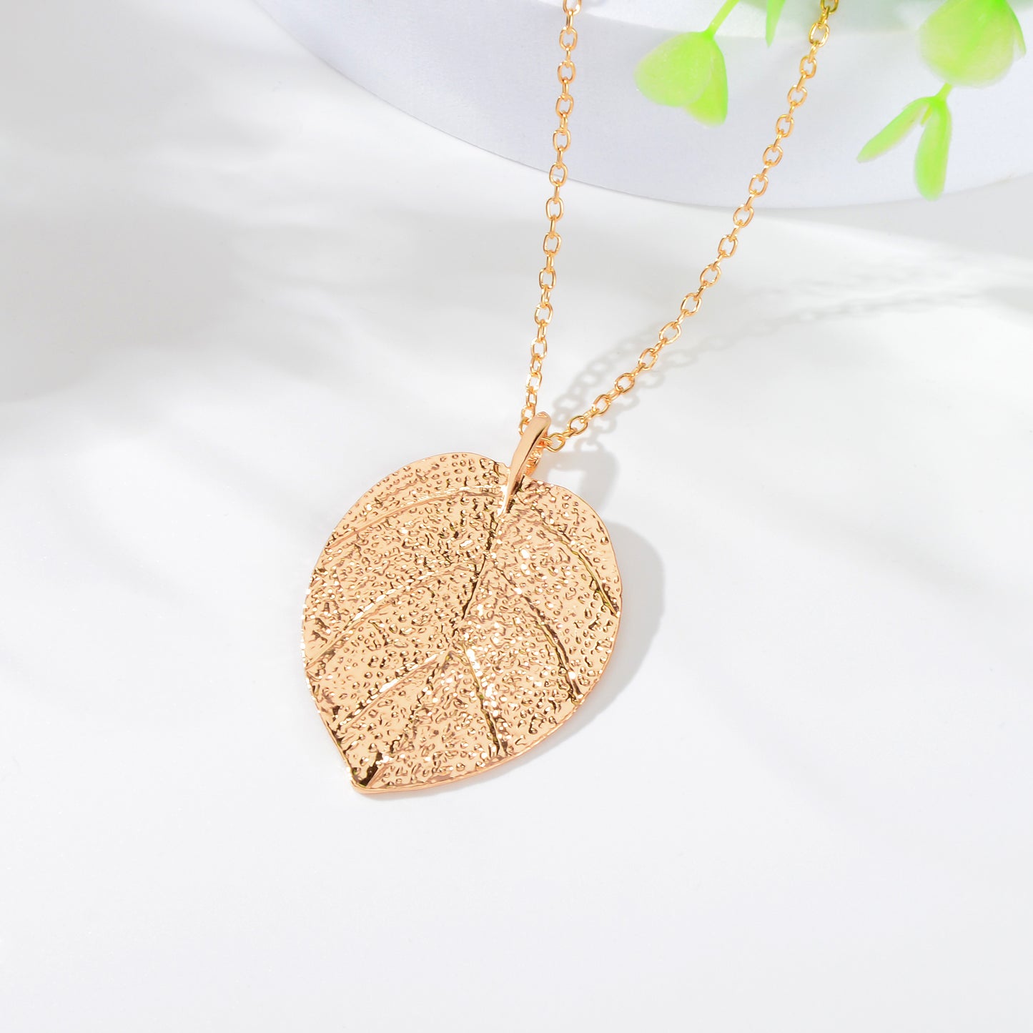 AU Post Boho Gold Silver Chain Leaf Charm Long Necklace Bohemia Accessories Bib Jewelry