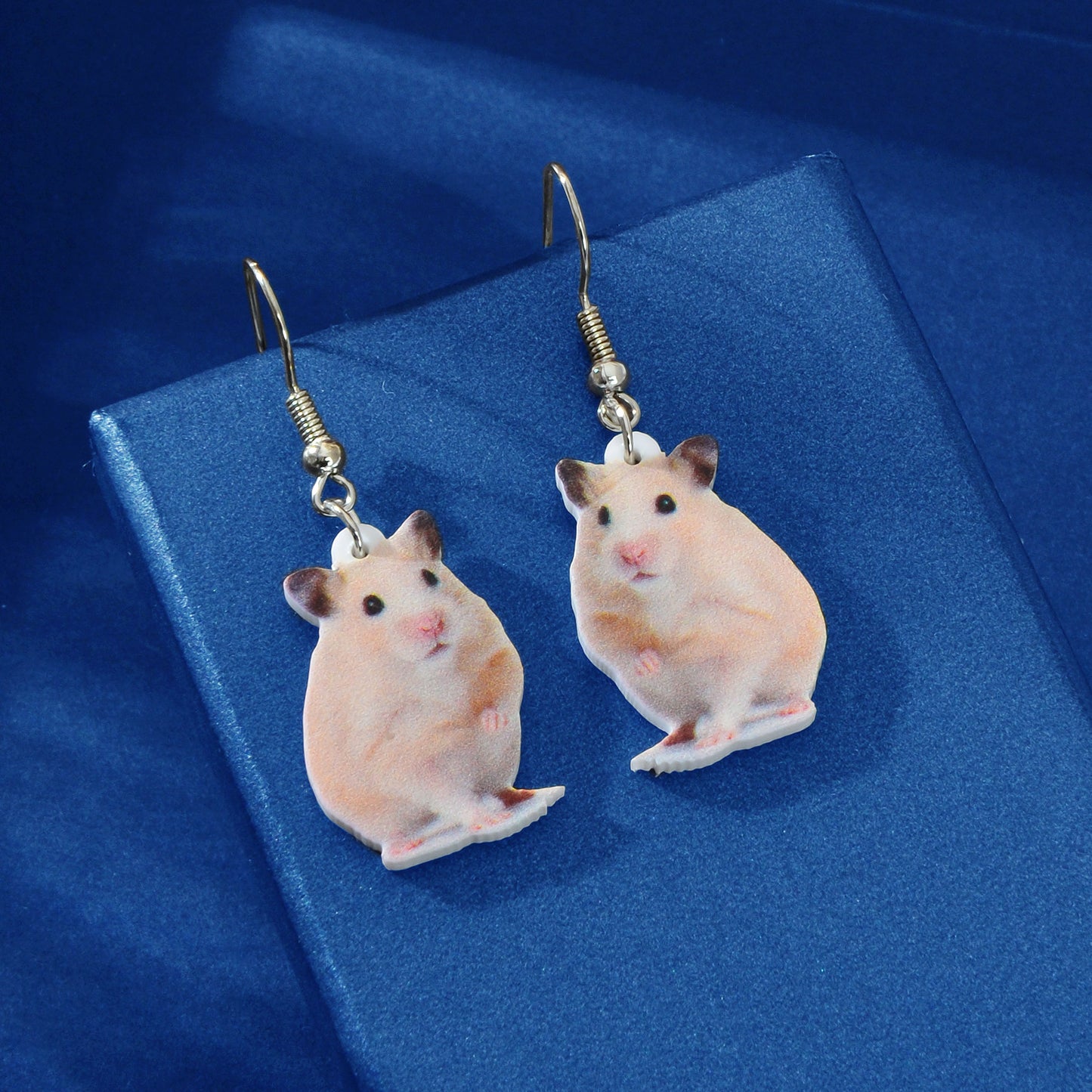 Cute Animal Drop Earrings Set 16 Pairs Acrylic Cartoon Squirrel Elephant Parrot Bunny Fun Fashion Jewelry
