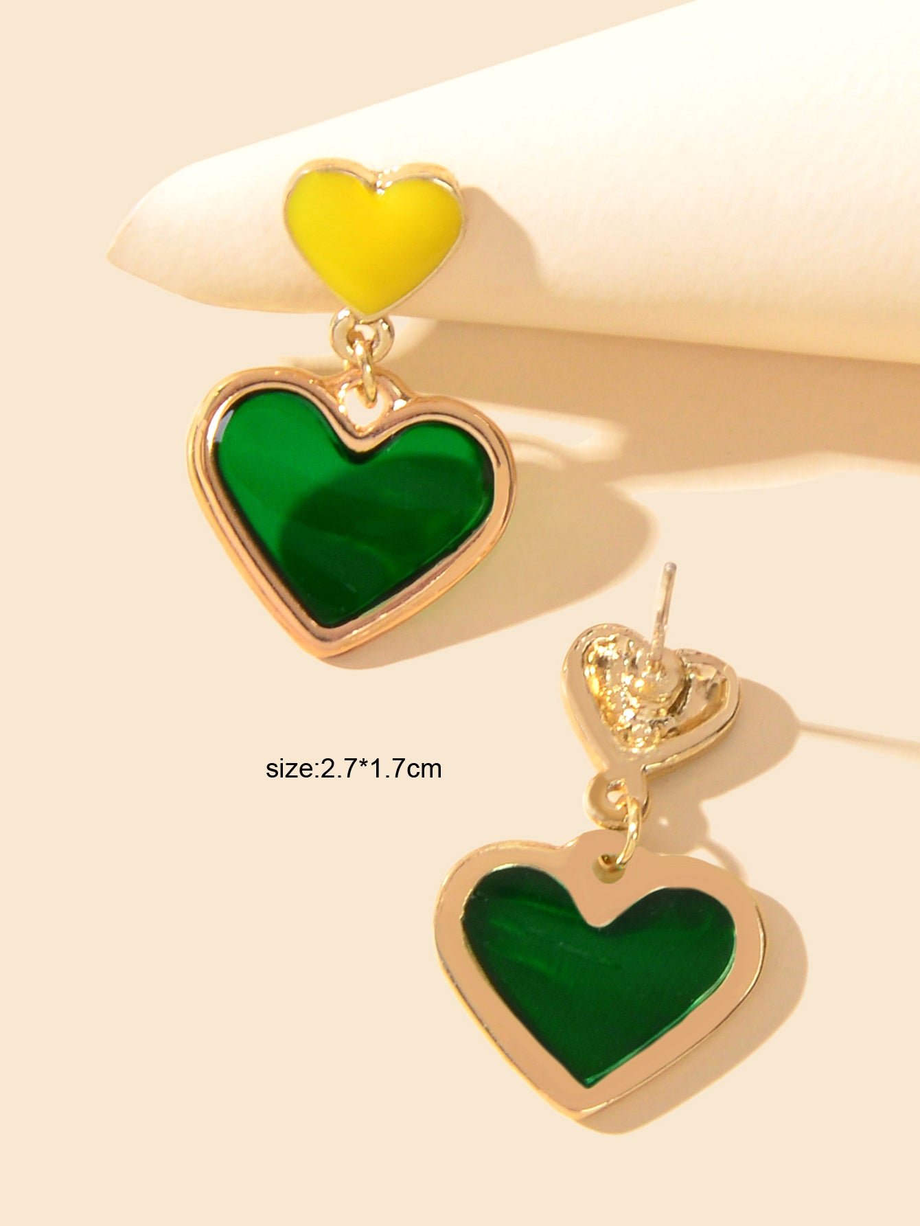 Love Heart Earrings Fancy Dangling Drop Stud Women Girls Jewellery Party Gift