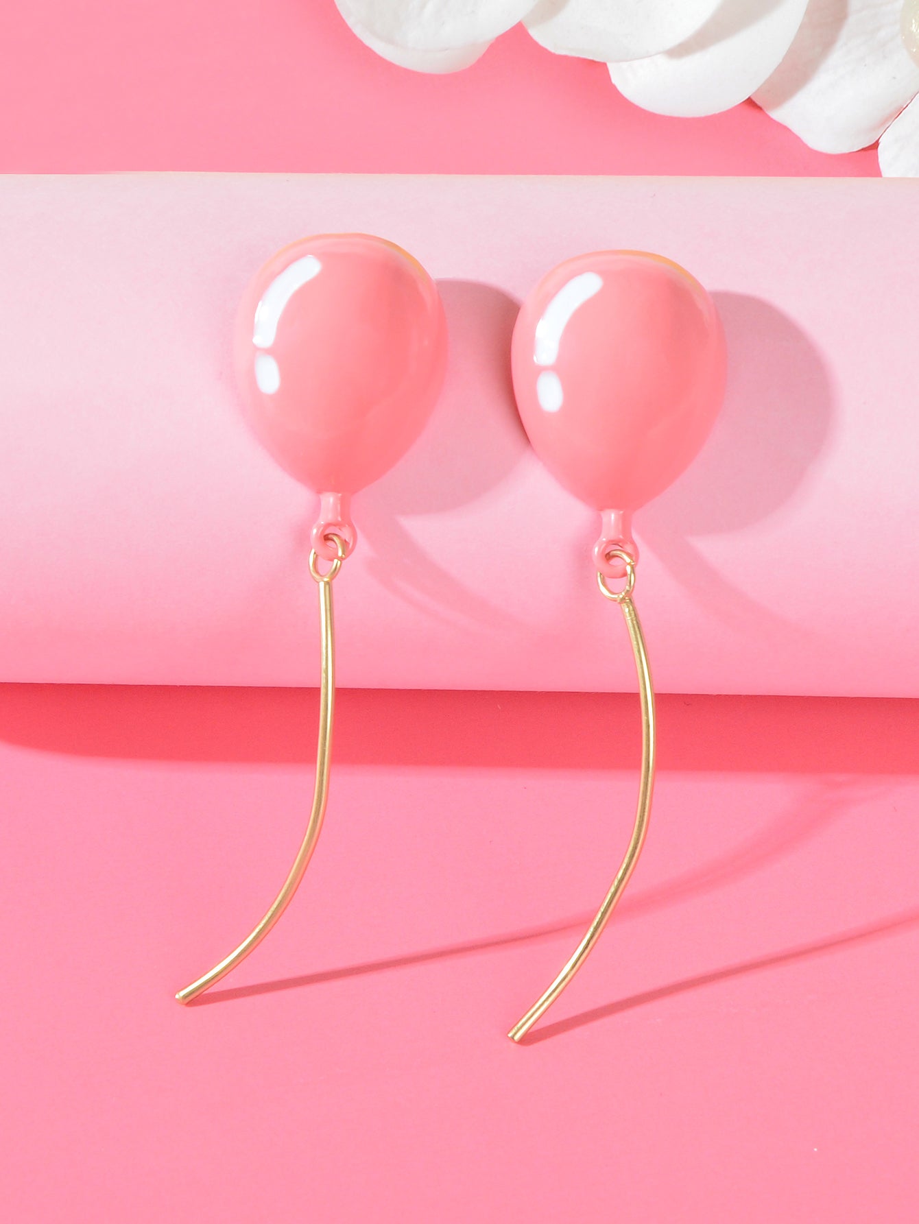 3D Romantic Balloon Pendant Earrings Whimsical Charming Accessory Gift Jewellery