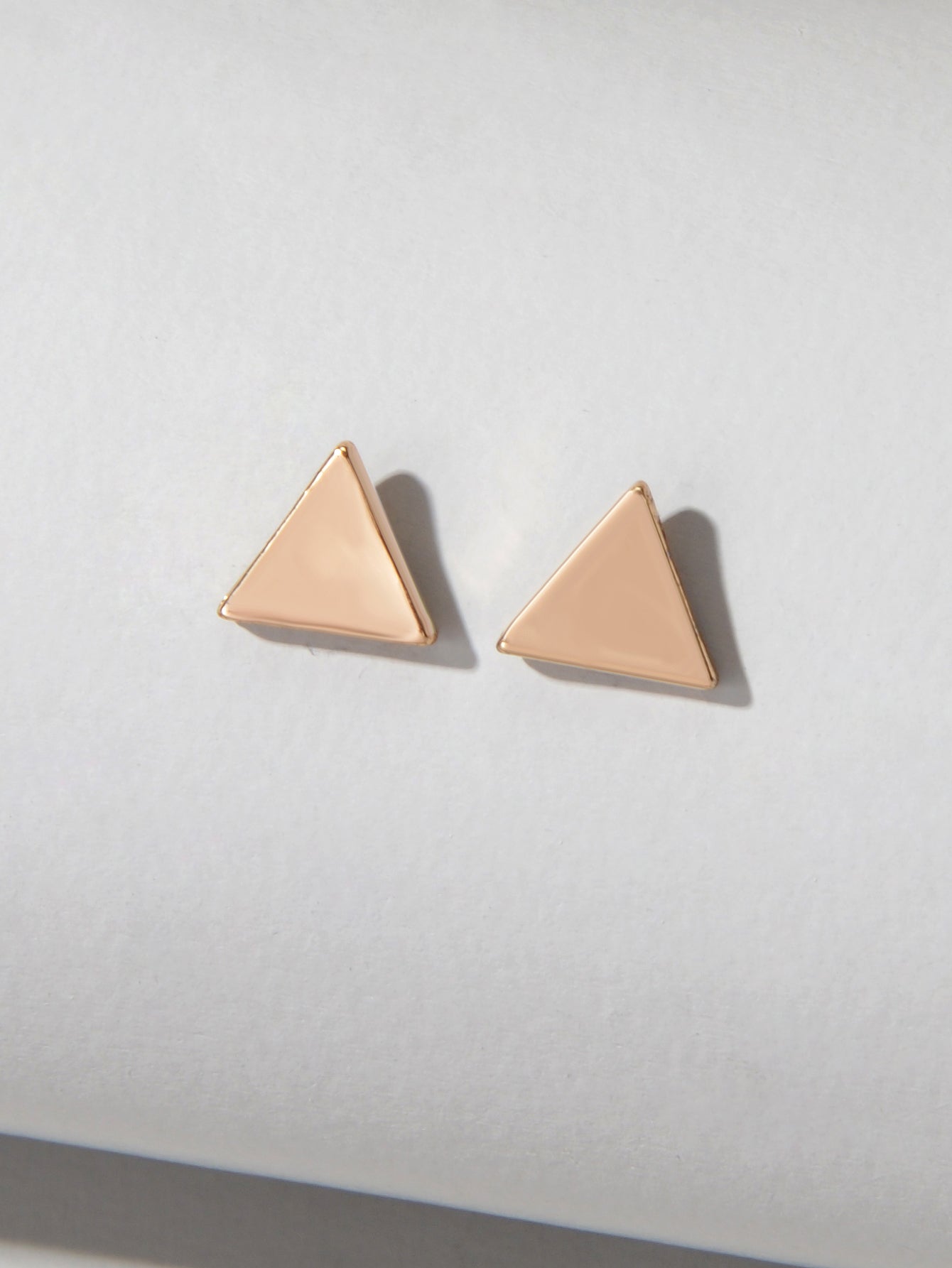 Minimalist Geometric Small Stud Tiny Triangle Mini Cartilage Tragus Earrings