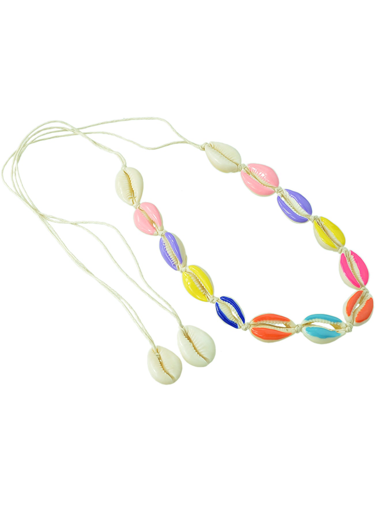 Traditional Ethnic Jewellery Handmade Colorful Shell Choker Boho Chic Necklace