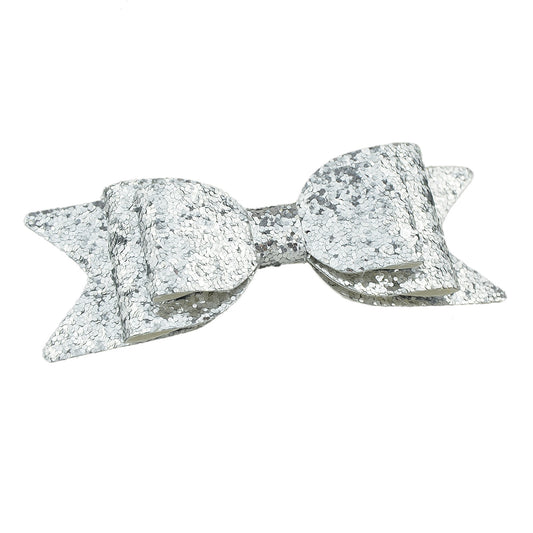 Sequins Bow Tie Hair Bows Holder Hair Clips Barrettes Hair Accessories Girl Gift