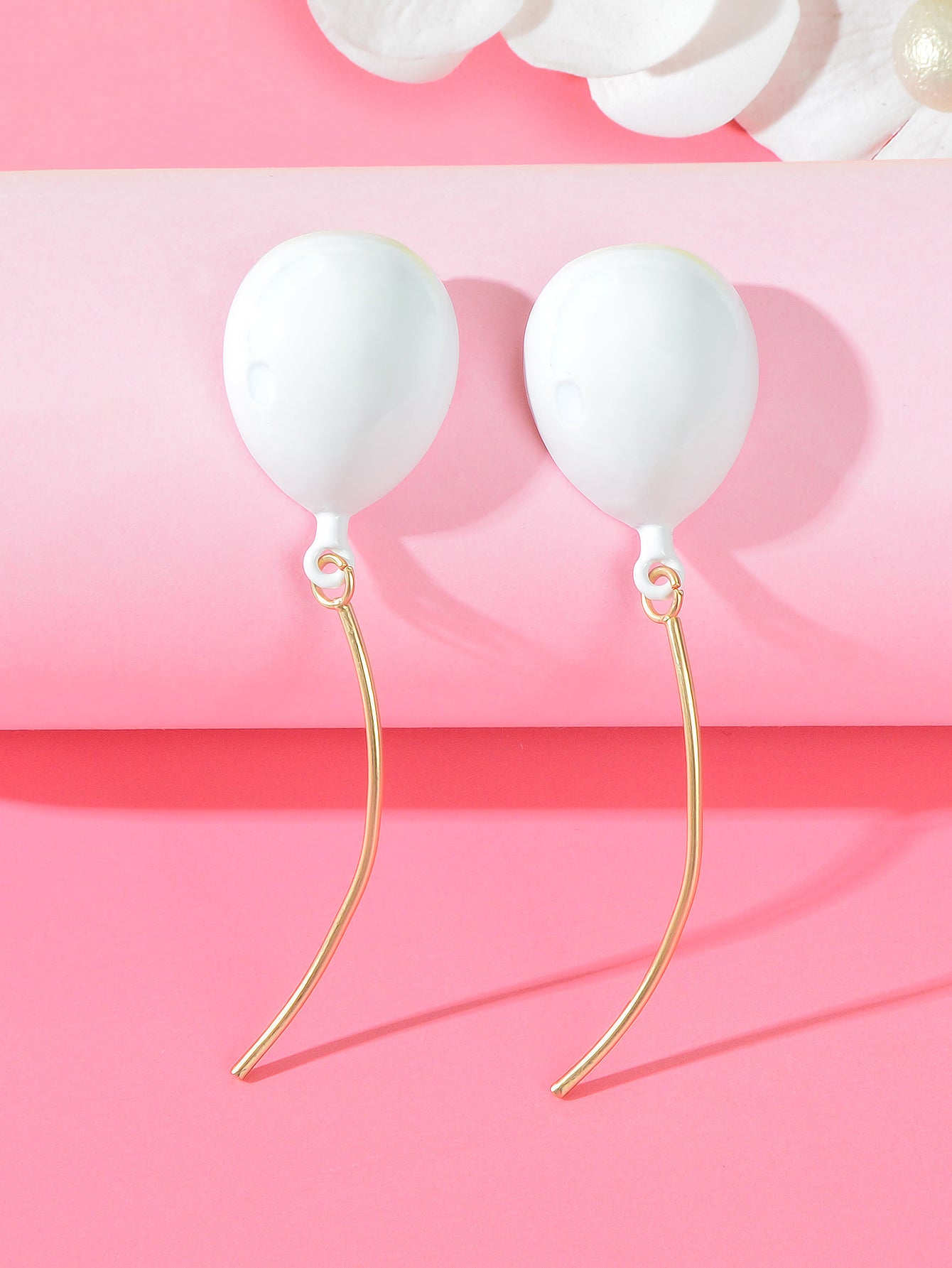 3D Romantic Balloon Pendant Earrings Whimsical Charming Accessory Gift Jewellery