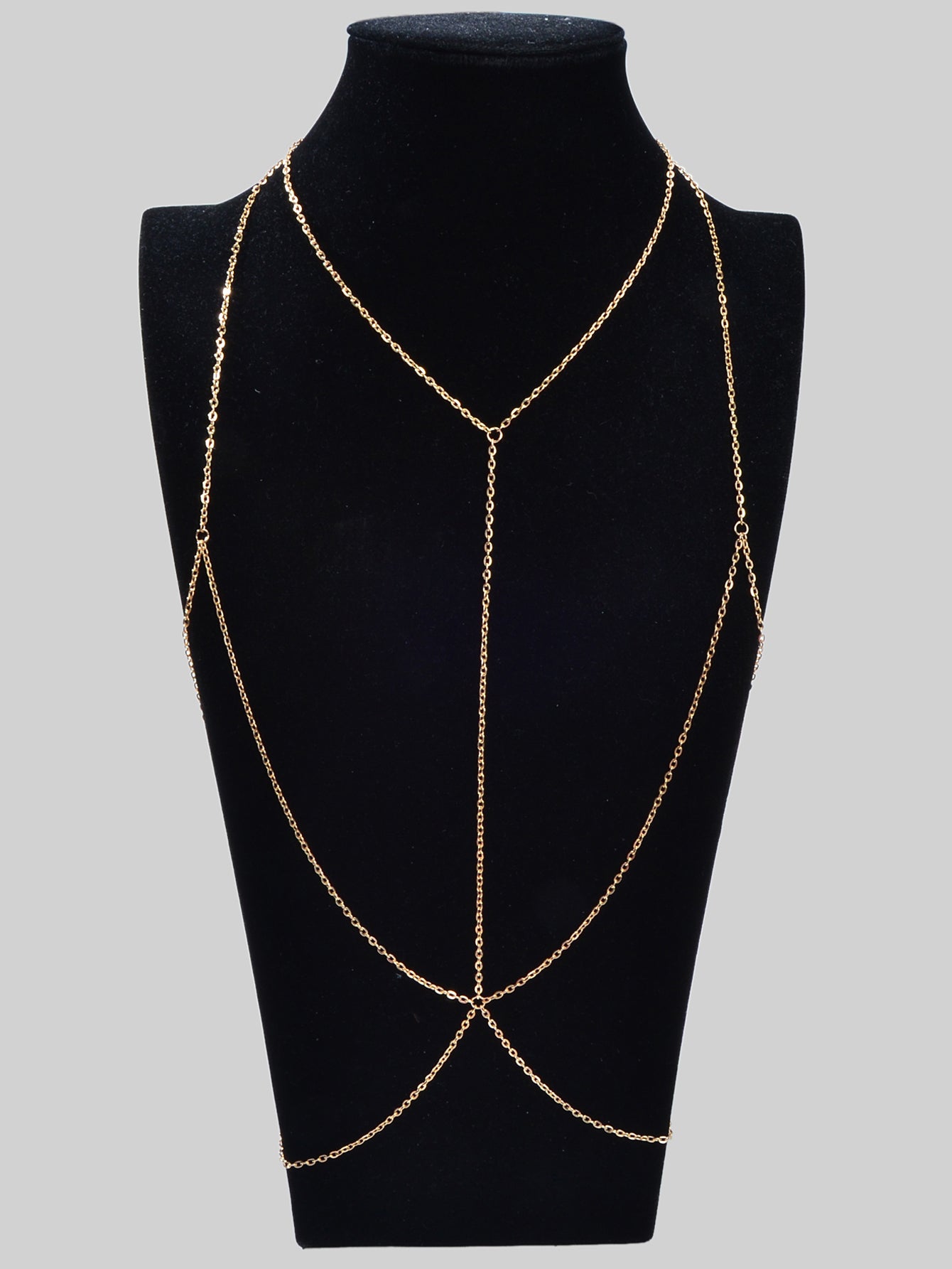 Boho Bra Body Chain Necklace Sexy Tassel Harness Chest Chain Bikini Body Jewelry