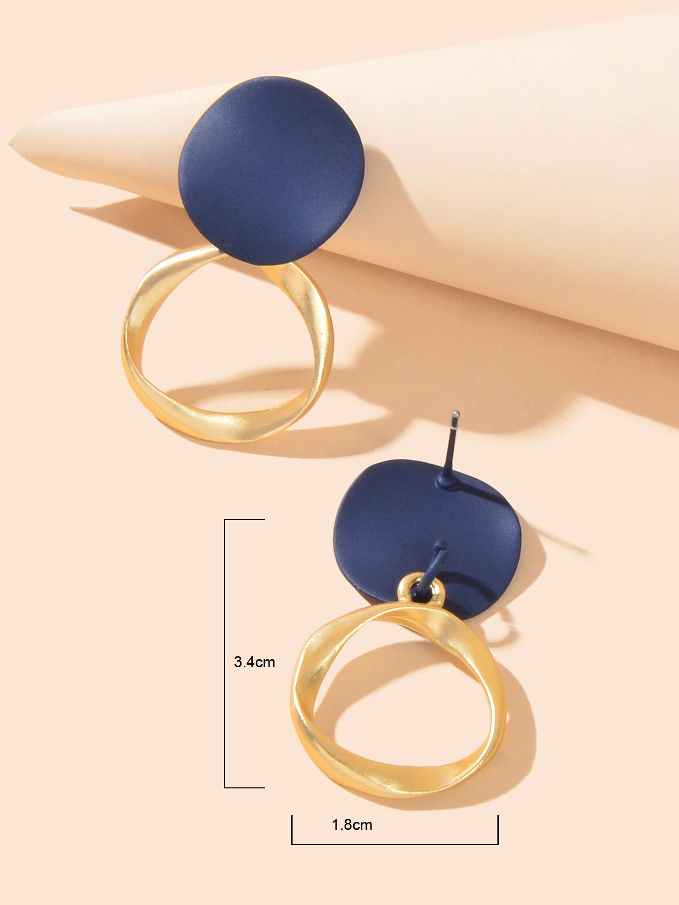 Round Dangling Stud Earrings Candy Colourful Bohemian Party Hoop Jewellery Gift