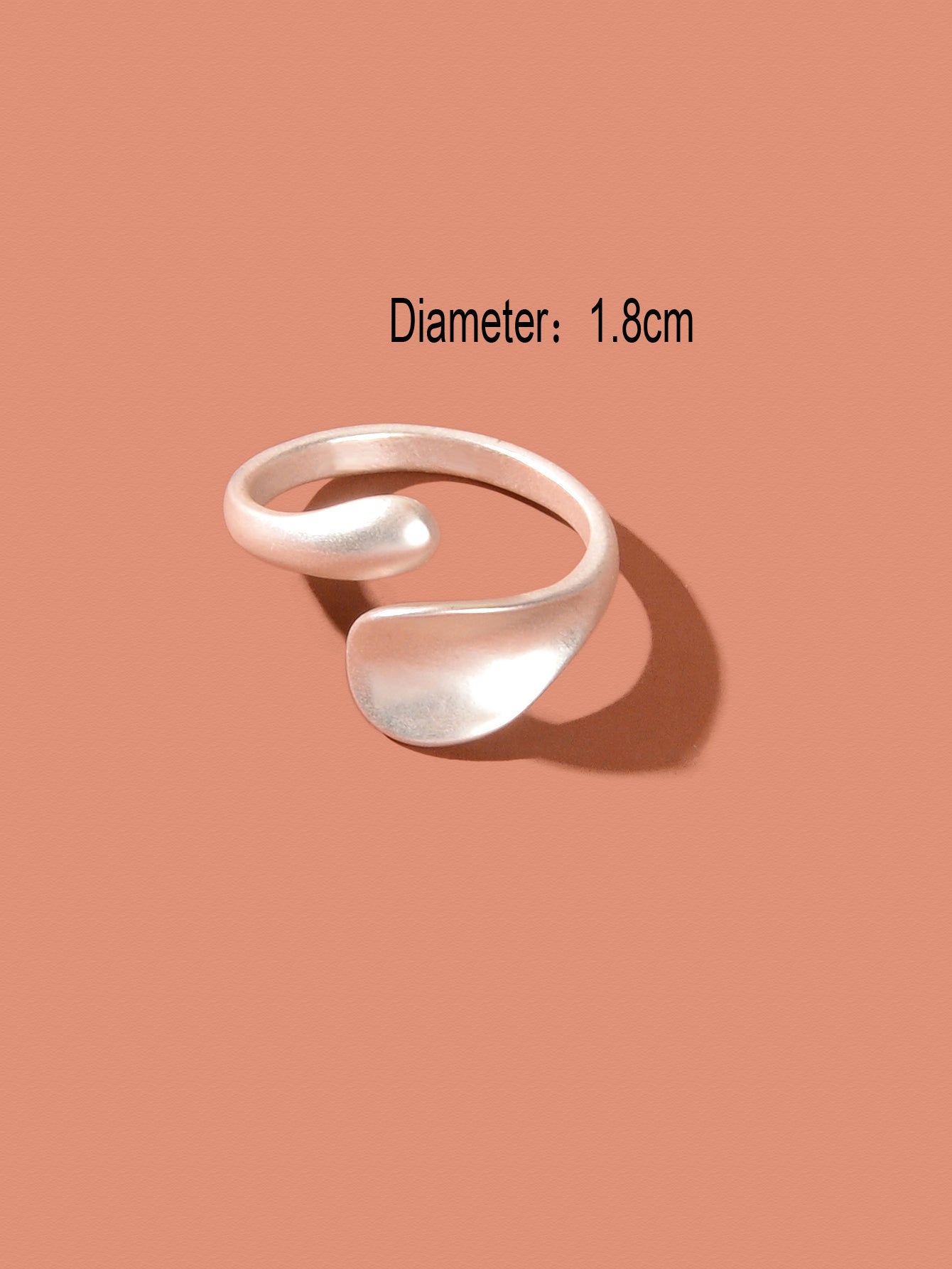 Female Minimalist Jewellery Gold Leaf Design Finger Ring Girl Wedding Party Band