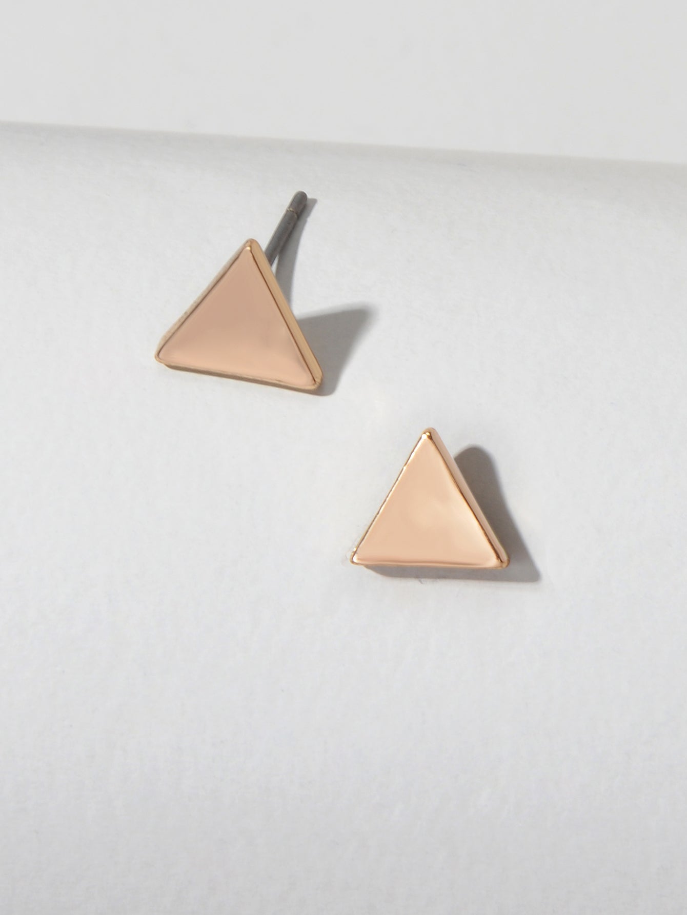 Minimalist Geometric Small Stud Tiny Triangle Mini Cartilage Tragus Earrings