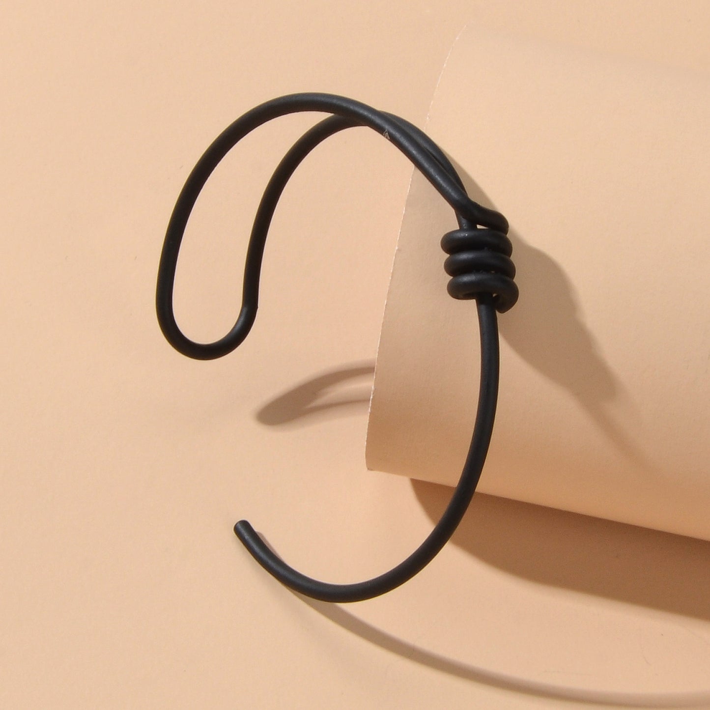 Minimalist Geometric Design Simple Delicate Thin Wrist Open Cuff Bangle Bracelet
